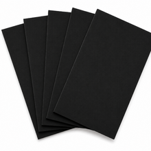 Black Premium Black Foam Board, 5mm, A3, Value Pack 5 Pads