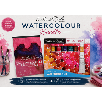Lavender Eraldo di Paolo Watercolour Paint and Pad Bundle Watercolour Paint