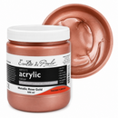 White Smoke Eraldo di Paolo Acrylic Paint, Metallic Rose Gold, 500ml Acrylic Paints