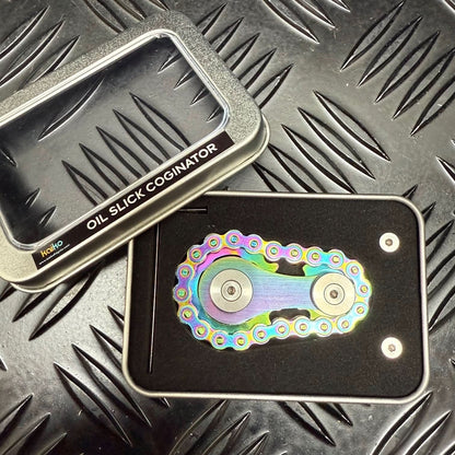 Slate Gray Kaiko Coginator 57 grams Oil Slick Fidget Toys