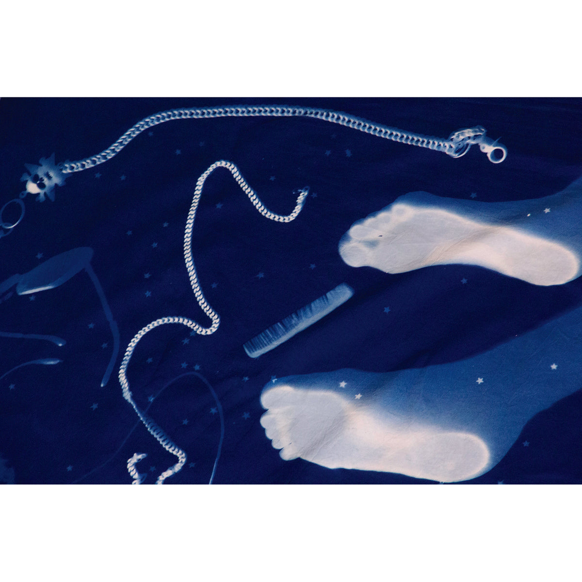 Black Jacquard Cyanotype Pre-treated Mural Fabric, 1.52m x 2.13m Sheet Cyanotype