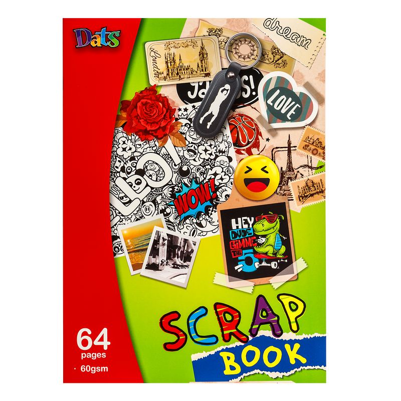 Dats Scrap Book, 240x335mm, 60gsm, Portrait, 64pg