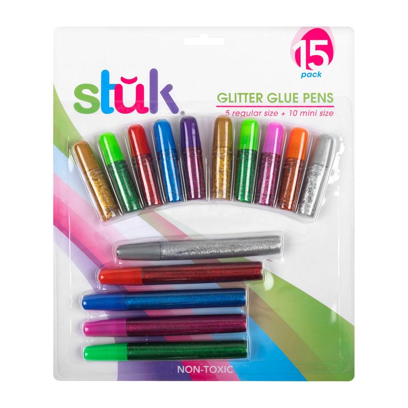 Stuk Glitter Glue Pens, 15pk