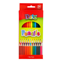 Dats Coloured Pencils, Assorted Colours, 24pk