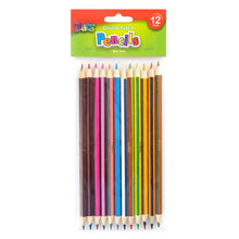 Dats Coloured Pencils, Doubled Ended, Assorted Colours, 12pk