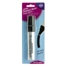 Dats Jumbo Permanent Marker, Black, 1pk