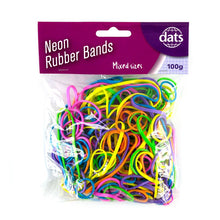 Dats Rubber Bands, Mixed Colours, 100g