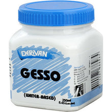 White Smoke Derivan White Gesso Primer, 250ml Acrylic Gesso and Surface Preparation