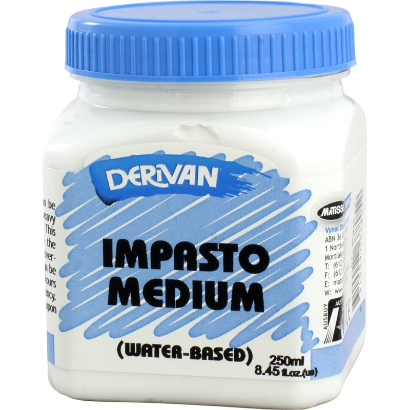 White Smoke Derivan Impasto Medium, 250ml Mediums