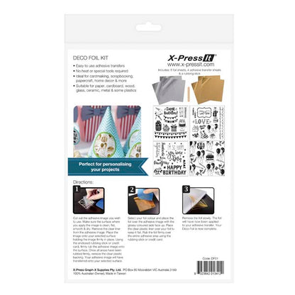 White Smoke Deco Foil Kit - Party Kids Craft Kits