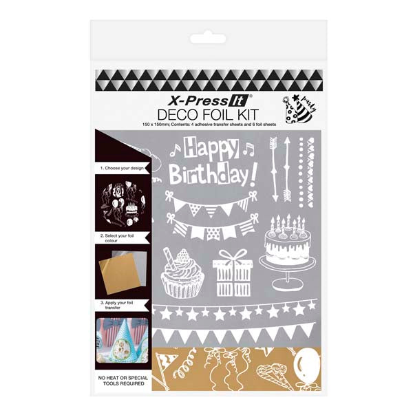 Dark Gray Deco Foil Kit - Party Kids Craft Kits