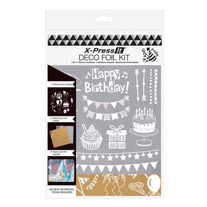 Dark Gray Deco Foil Kit - Party Kids Craft Kits