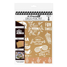 Dark Khaki Deco Foil Kit - Tropical Kids Craft Kits
