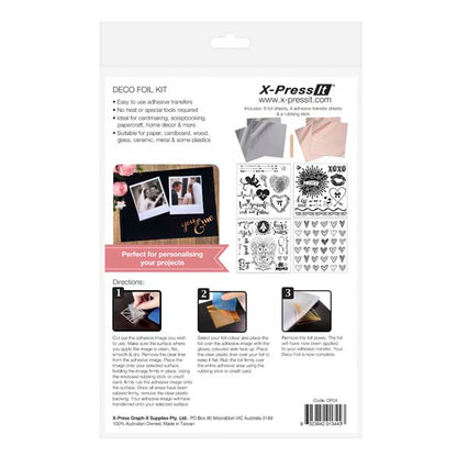 White Smoke Deco Foil Kit - Love Kids Craft Kits