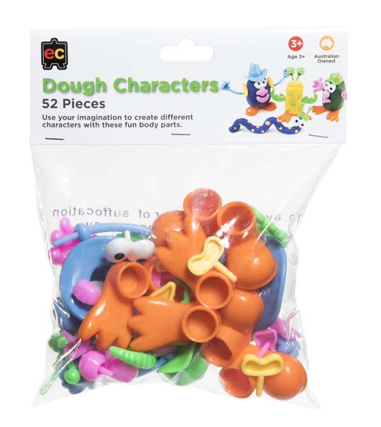 White Smoke EC Dough Characters, 52pcs Kids Activities