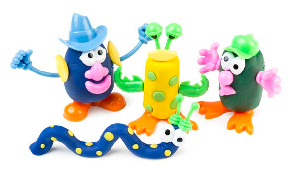 White Smoke EC Dough Characters, 52pcs Kids Activities