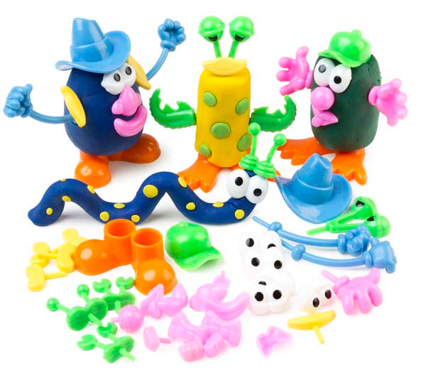 White Smoke EC Dough Characters, 52pcs Kids Activities