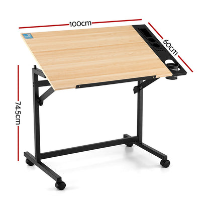 White Smoke "Artiss" Drafting, Drawing and Craft Desk Desks & Workstations