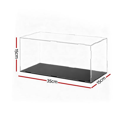 White Smoke Artiss Clear Acrylic Display Case Dustproof Protection Box For Car Toys 15CM Home & Garden > Hobbies > Arts & Crafts