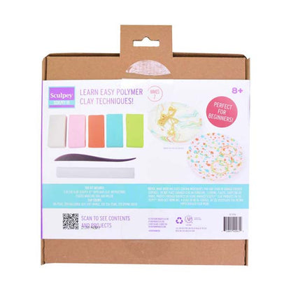 White Smoke Sculpey III Oven Bake Clay - Trinket Dishes Kit Modelling Kits