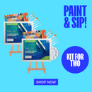 Turquoise Paint and Sip - 2 People Paint & Sip Bundles
