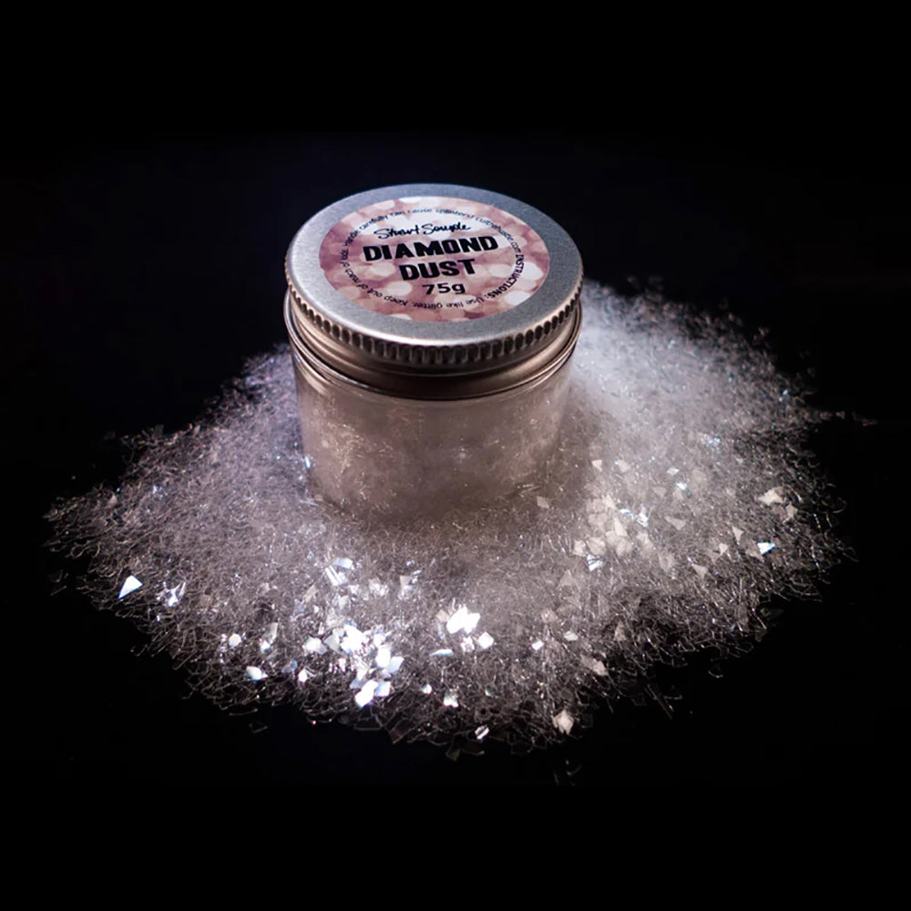 Black Diamond Dust Natural Glitter, by Stuart Semple, 75g Acrylic Paints