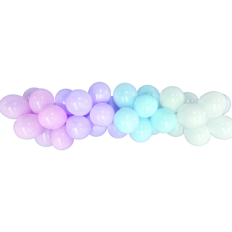 White Smoke Balloon Garland 40PK PASTEL Balloons
