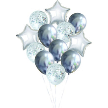 White Smoke Balloon Latex 12 Pack - Silver Balloons
