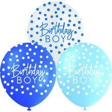 White Smoke Balloon Printed Latex 30cm 10 Pack - Birthday Boy Balloons