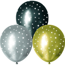 White Smoke Balloon Printed Latex 30cm 10 Pack - Star Formal Balloons