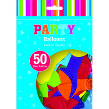 Cyan Balloon Latex 30cm 50 Pack - Assorted Balloons