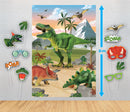 Light Gray Dinosaur Theme Party Tableware Bundle for 8 Kids Custom Bundle