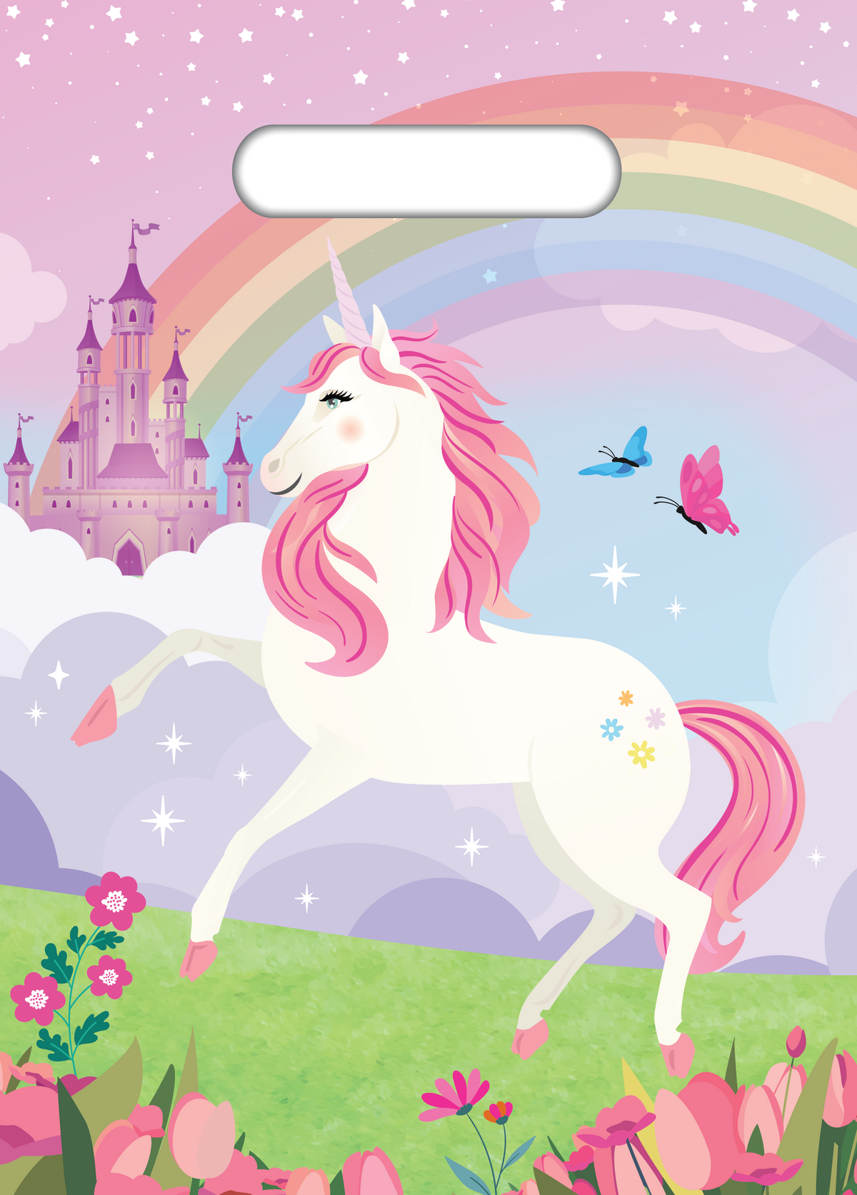 White Smoke Unicorn Theme Party Tableware Bundle for 8 Kids Custom Bundle