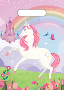 White Smoke Unicorn Theme Party Tableware Bundle for 8 Kids Custom Bundle