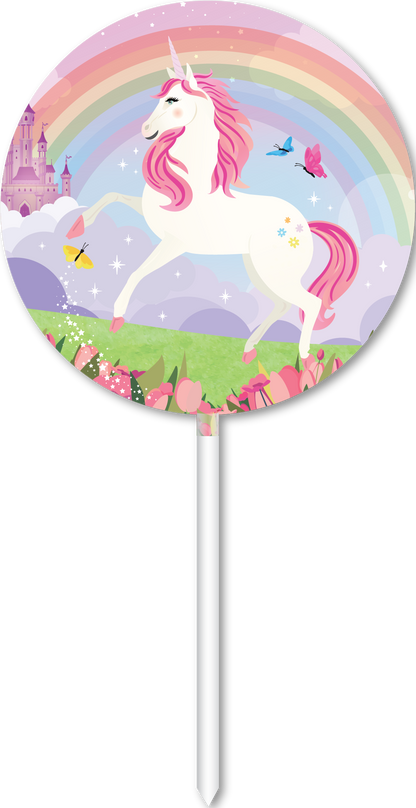 Black Unicorn Theme Party Tableware Bundle for 8 Kids Custom Bundle