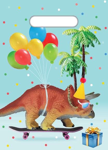 Light Blue Dinosaur Theme Party Tableware Bundle for 8 Kids Custom Bundle