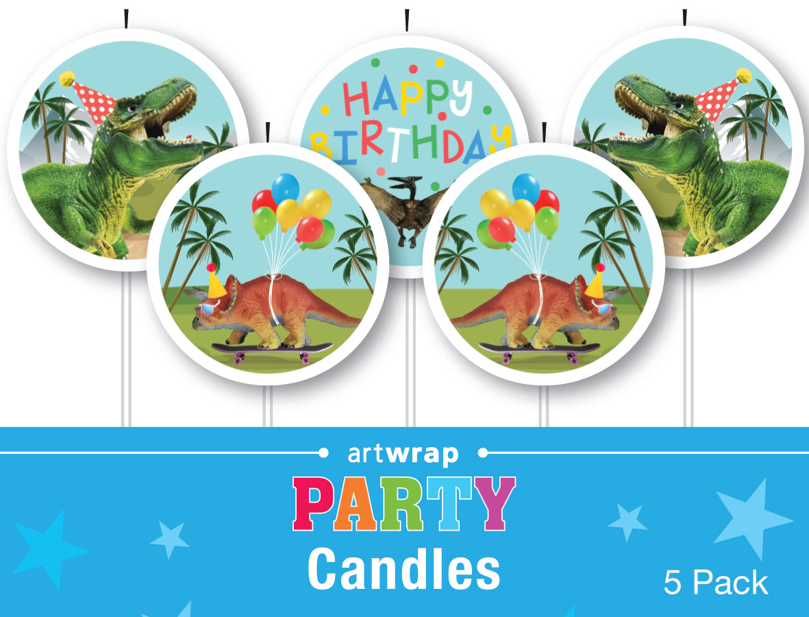White Smoke Dinosaur Theme Party Tableware Bundle for 8 Kids Custom Bundle
