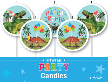 White Smoke Dinosaur Theme Party Tableware Bundle for 8 Kids Custom Bundle