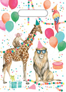 White Smoke Party Animals Theme Party Tableware Bundle for 8 Kids Custom Bundle