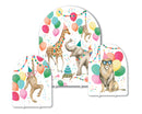 White Smoke Party Animals Theme Party Tableware Bundle for 8 Kids Custom Bundle