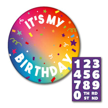 White Smoke 10cm Select Your Age Badge - Generic Badges