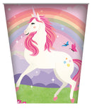 White Smoke Unicorn Theme Party Tableware Bundle for 8 Kids Custom Bundle
