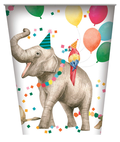 White Smoke Party Animals Theme Party Tableware Bundle for 8 Kids Custom Bundle