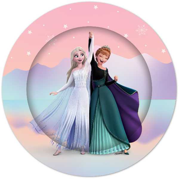 Black Disney Frozen Party Tableware Bundle for 8 Kids Custom Bundle