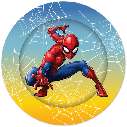 Black Marvel Spiderman Party Tableware Bundle for 8 Kids Custom Bundle