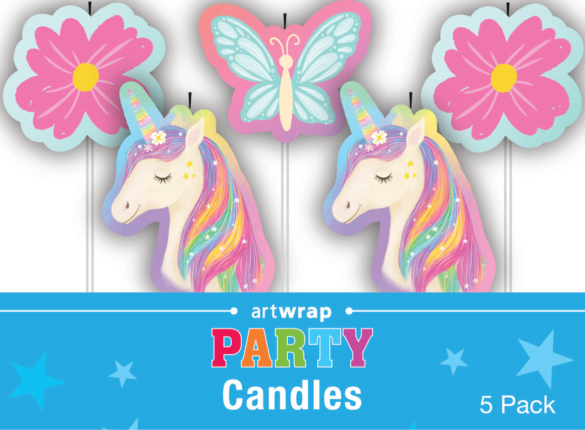 White Smoke Unicorn Theme Party Tableware Bundle for 8 Kids Custom Bundle