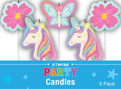 White Smoke Unicorn Theme Party Tableware Bundle for 8 Kids Custom Bundle