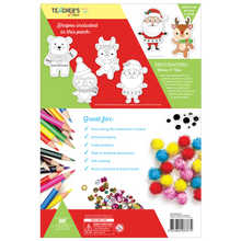 Dark Khaki Teacher's Choice Christmas Cut Out Characters 12pc Christmas