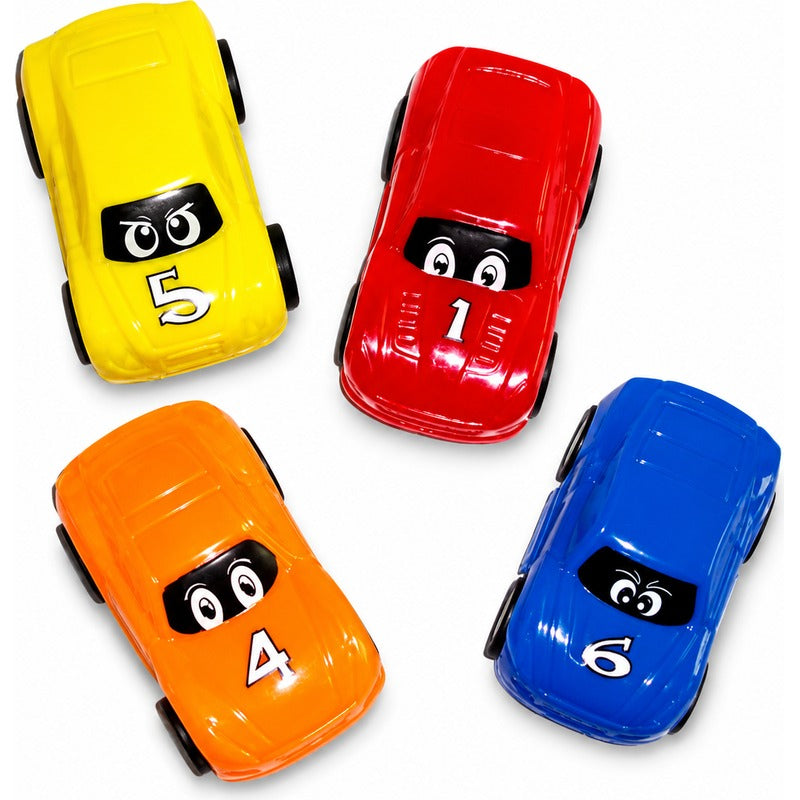 White Smoke Favour Pull Back Cars 4 Pieces Party Favours