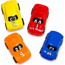 White Smoke Favour Pull Back Cars 4 Pieces Party Favours